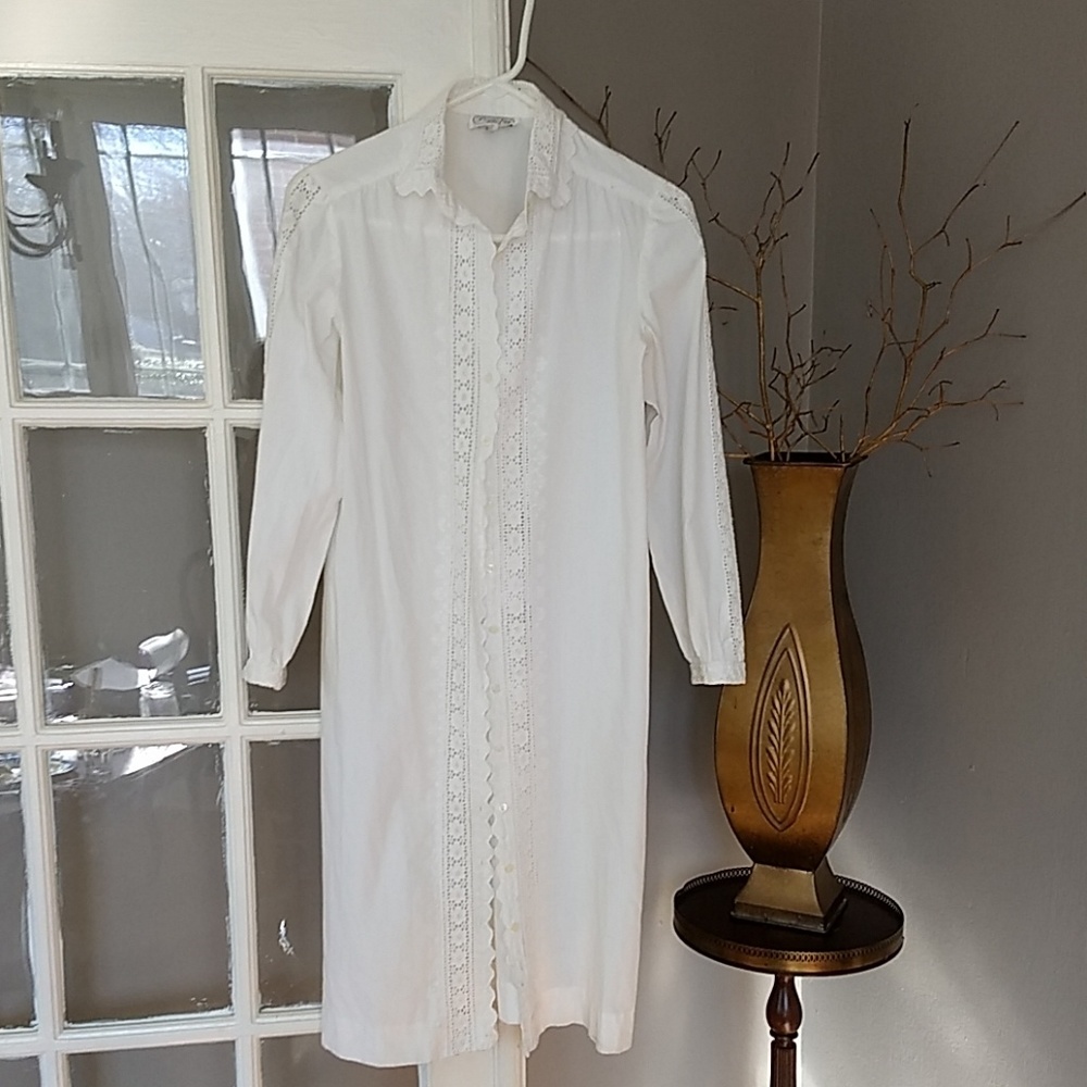 Vintage Leslie Fay shirt dress